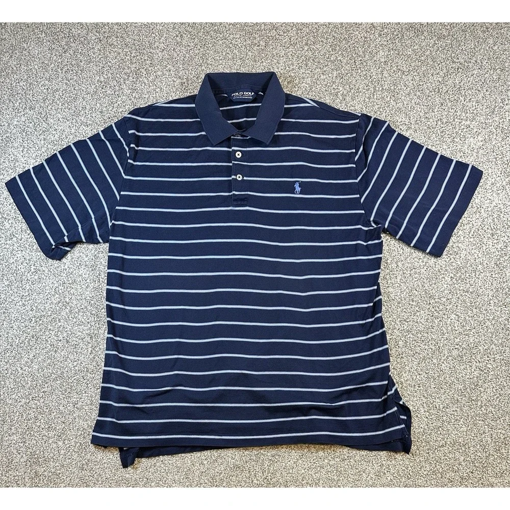 Polo Ralph Lauren Golf Polo Shirt, Men's Large, 100% Pima Cotton, Pony Logo.